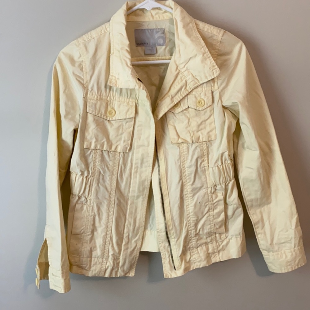 Yellow Old Navy Utility Jacket
